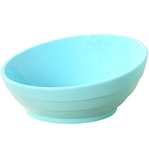 Creation Core Premium Quality Tilted Cat Bowl for Small Pets with Anti-skid Rubber