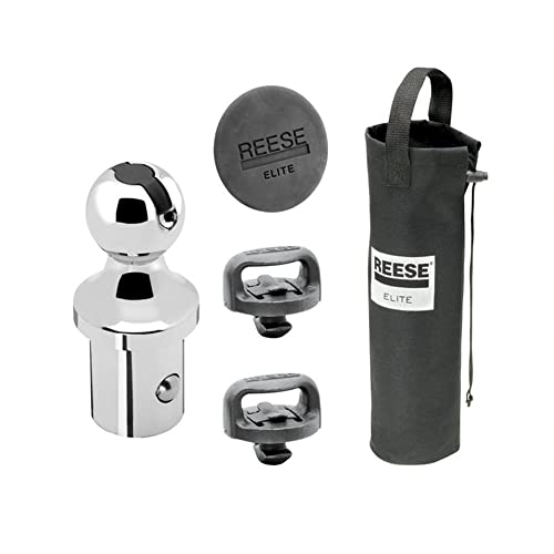 Reese Elite™ Series Gooseneck Hitch Head, Accessory Kit, Gooseneck Hitch Ball, Storage Bag, Safety Chains, Hole Cover