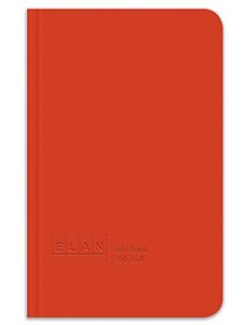 elan publishing company e64-8x4 field surveying book 4 ⅝ x 7 ¼, bright orange cover