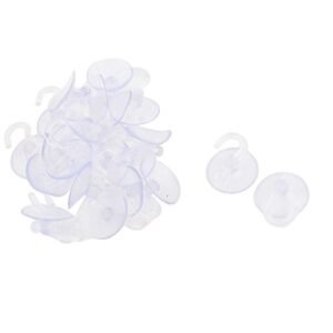uxcell rubber family window glass wall suction cup hook sucker hanger 25mm dia 23pcs clear