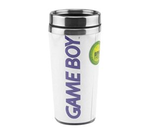 nintendo official retro game boy premium travel mug gift (bpa-free) nintendo merchandise & accessories