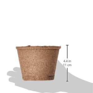 Plantation Products Jp508 Round Peat Pot, 5-Inch, 6-Pack (2)