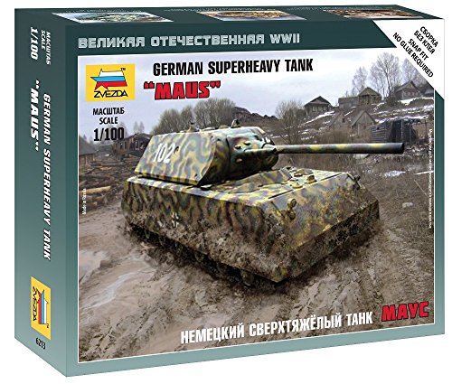 1/100 German Maus Heavy Tank (Snap)