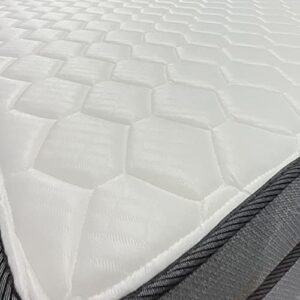 Continental Sleep 7-InchMedium FirmTight top High Density Poly Foam Rolled Mattress for RV, Cot, Folding Bed & Daybed, Good for The BackTwin (FM700-3/3)