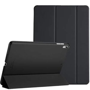 ProCase iPad Air (3rd Gen) 10.5" 2019 / iPad Pro 10.5" 2017 Case, Ultra Slim Lightweight Stand Smart Case Shell with Translucent Frosted Back Cover for Apple iPad Air (3rd Gen) 10.5" 2019 -Black