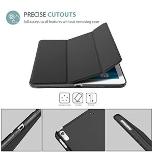 ProCase iPad Air (3rd Gen) 10.5" 2019 / iPad Pro 10.5" 2017 Case, Ultra Slim Lightweight Stand Smart Case Shell with Translucent Frosted Back Cover for Apple iPad Air (3rd Gen) 10.5" 2019 -Black
