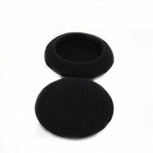 YunYiYi 5 Pairs Black Foam Replacement Earpads Sponge Ear Pads Pillow Cushion Cover Cups Compatible with Sennheiser PC25 PC30 PC31 PC35 PC36 Headphones Headset