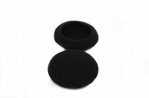 YunYiYi 5 Pairs Black Foam Replacement Earpads Sponge Ear Pads Pillow Cushion Cover Cups Compatible with Sennheiser PC25 PC30 PC31 PC35 PC36 Headphones Headset