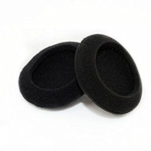 YunYiYi 5 Pairs Black Foam Replacement Earpads Sponge Ear Pads Pillow Cushion Cover Cups Compatible with Sennheiser PC25 PC30 PC31 PC35 PC36 Headphones Headset