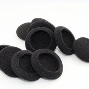 YunYiYi 5 Pairs Black Foam Replacement Earpads Sponge Ear Pads Pillow Cushion Cover Cups Compatible with Sennheiser PC25 PC30 PC31 PC35 PC36 Headphones Headset