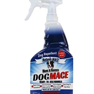 Nature's MACE Dog Repellent 40oz Spray/Treats 1,000 Sq. Ft. / Keep Dogs Out of Your Lawn and Garden/Train Your Dogs to Stay Out of Bushes/Safe to use Around Children & Plants