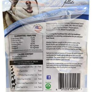 Carolina Prime Pet 45106 Salmon And Sweet Tater Fillets Treat For Dogs ( 1 Pouch), One Size