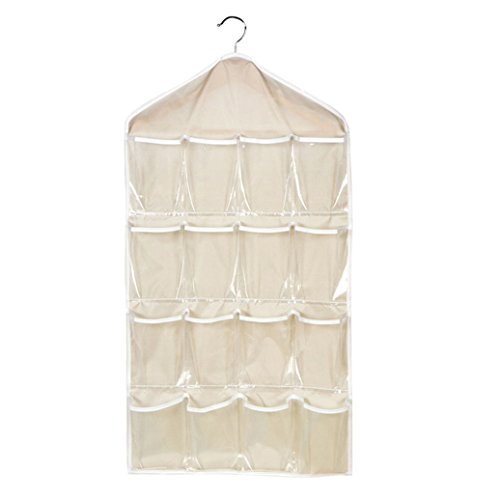 Shineweb 16-pocket Toy Underwear Sorting Storage Bag Door Wall Hanging Closet Organizer