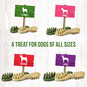 Merrick 66055 Fresh Kisses Oral Care Dental Dog Treats for Large Dogs Over 50 Lbs