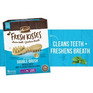 Merrick 66055 Fresh Kisses Oral Care Dental Dog Treats for Large Dogs Over 50 Lbs