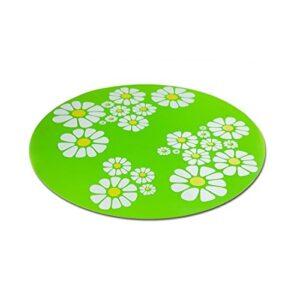 cjc silicone pad non-slip mat for flower pet water fountains, safe for dogs cats birds