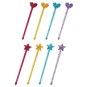 torune food picks bento lunch accessories colorful brilliantly long picks heart star