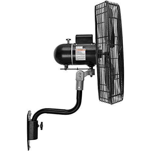 Continental Dynamics CD Premium 24" Oscillating Wall Mount Fan, TEFC Motor, 9,400 CFM, 1/2 HP