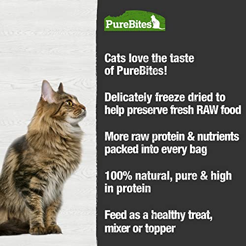 PureBites Chicken Breast & Catnip Freeze-Dried Cat Treats 1.3Oz / 37G | Value Size