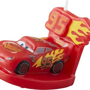 Wilton Disney Pixar Cars 3 Birthday Candle, Assorted