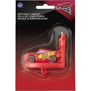 Wilton Disney Pixar Cars 3 Birthday Candle, Assorted