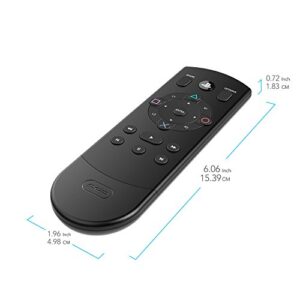 PDP Universal PS5/PS4 Media Remote Control, Playstation Gaming Remote Compatible with Sony Playstation 5 and Playstation 4, Bluetooth Detection for up to 4 Devices, TV Power/Input/Volume Controls