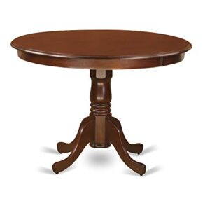 east west furniture dining table, 42x42 inch, mahogany