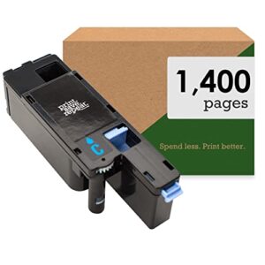 print.save.repeat. dell c5gc3 cyan high yield compatible toner cartridge for 1250, 1350, 1355, c1760, c1765 laser printer [1,400 pages]
