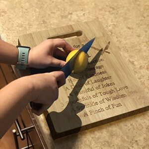 Recipe for a Dad Cute Funny Laser Engraved Bamboo Cutting Board - Wedding, Housewarming, Anniversary, Birthday, Father's Day, Gift For Him, For Her, For Boys, For Girls, For Husband, For Them