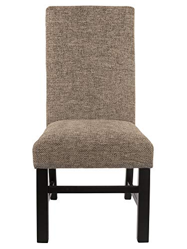 Signature Design by Ashley Sommerford 19" Urban Farmhouse Upholstered Dining Chair, 2 Count, Brown