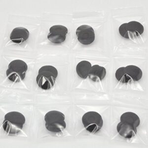 12 Pack(24pcs) 18mm Earbud Foam Earpad, Replacement Sponge Covers for Earphone (Black)