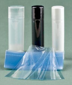 clear shrink wrap bands for lip balm (chapstick) tubes - bundle of 250