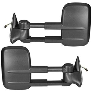 Trail Ridge Tow Mirror Power Pair Set for Chevy GMC C/K Pickup SUV New