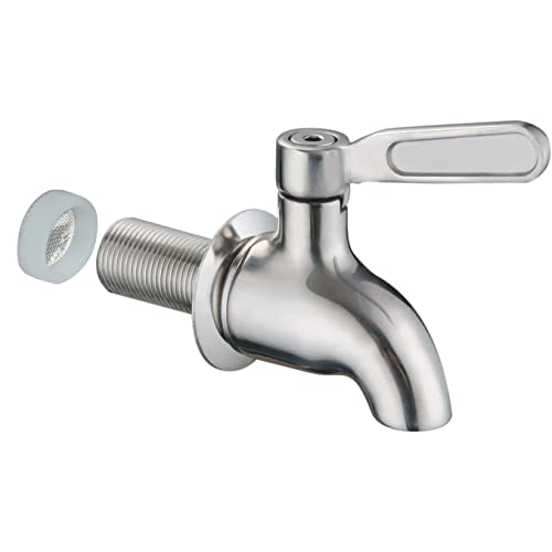 Sumerain Spigot for Beverage Dispenser,SUS304 Stainless Steel Metal Spigot Dispenser for Jar, Juice,Cold Drink,Wine,Beer