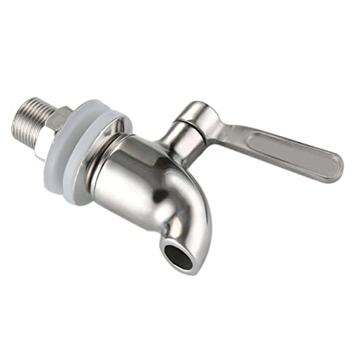 Sumerain Spigot for Beverage Dispenser,SUS304 Stainless Steel Metal Spigot Dispenser for Jar, Juice,Cold Drink,Wine,Beer