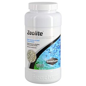 seachem zeolite marine & freshwater binding agent - ammonia and heavy metals 500 ml