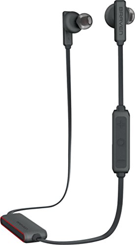 Braven Flye Sport Bluetooth Earbuds - Grey / Red