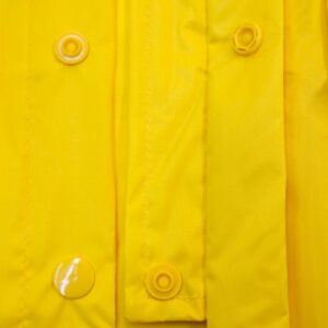 RK Safety Rain Wear RW-PP-YEL33 Yellow PVC Polyester 3-Piece Rain Suit | Jacket, Hoodie, Pants (Yellow, Extra Large)