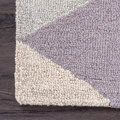 nuLOOM Bianca Triangles Area Rug, 6' x 9', Green