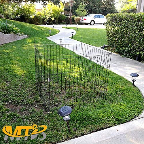 MTB Garden Wire Compost Bin 36x36x30 inches, Black, Garden Bed Fencing