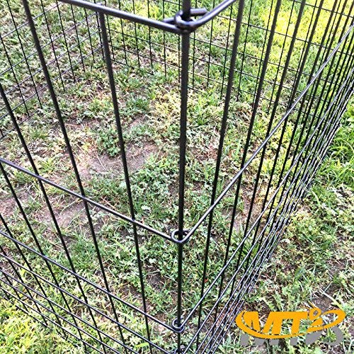 MTB Garden Wire Compost Bin 36x36x30 inches, Black, Garden Bed Fencing