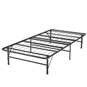 naomi home twin xl bed frames, foldable, easy to assemble, storage underneath