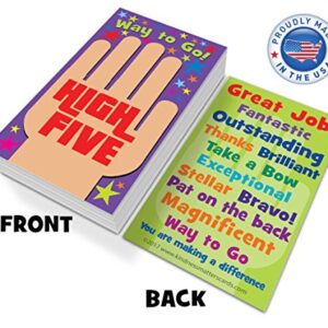 High Five Appreciation Cards — Box of 100 Cards for Teachers, Employers, Friends, Co-Workers, Family