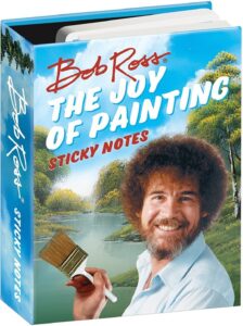 bob ross the joy of painting sticky notes booklet