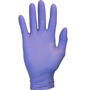 the safety zone ® powder free indigo nitrile gloves, case of 1,000 gloves (small)