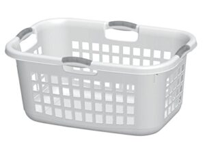 sterilite corp 12168006 laundry basket white 2bshl, no size, plain