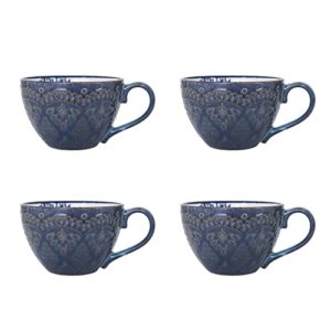 Pfaltzgraff Gabriela Blue 16-Piece Dinnerware Set, Service for 4