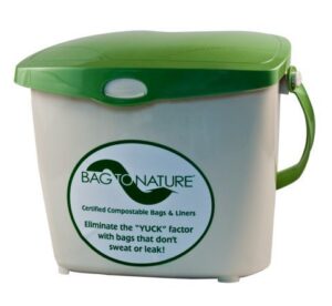 bag-to-nature indoor compost bin 1.9 gallon