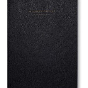 Minimalism Art, Classic Soft Cover Notebook Journal, Large Size, Composition B5 7.6" x 10", 176 Pages, Premium Thick Paper 100gsm, Fine PU Leather, Ribbon Bookmark, San Francisco (Dotted, Black)