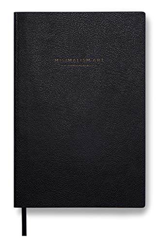 Minimalism Art, Classic Soft Cover Notebook Journal, Large Size, Composition B5 7.6" x 10", 176 Pages, Premium Thick Paper 100gsm, Fine PU Leather, Ribbon Bookmark, San Francisco (Dotted, Black)
